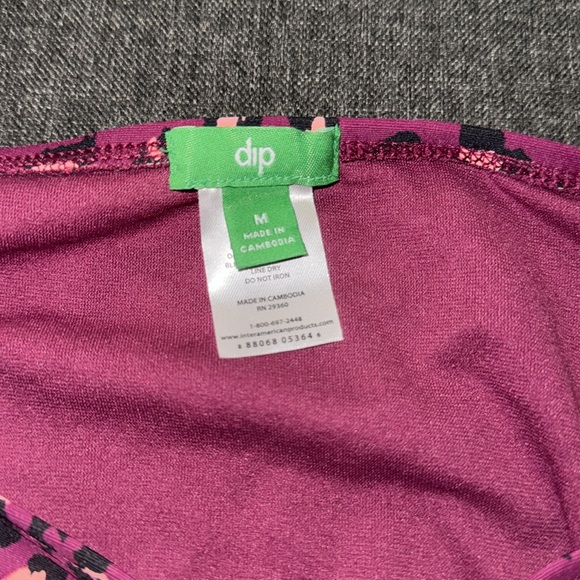 Purple/pink leopard print size medium bikini bottoms - Picture 2 of 3